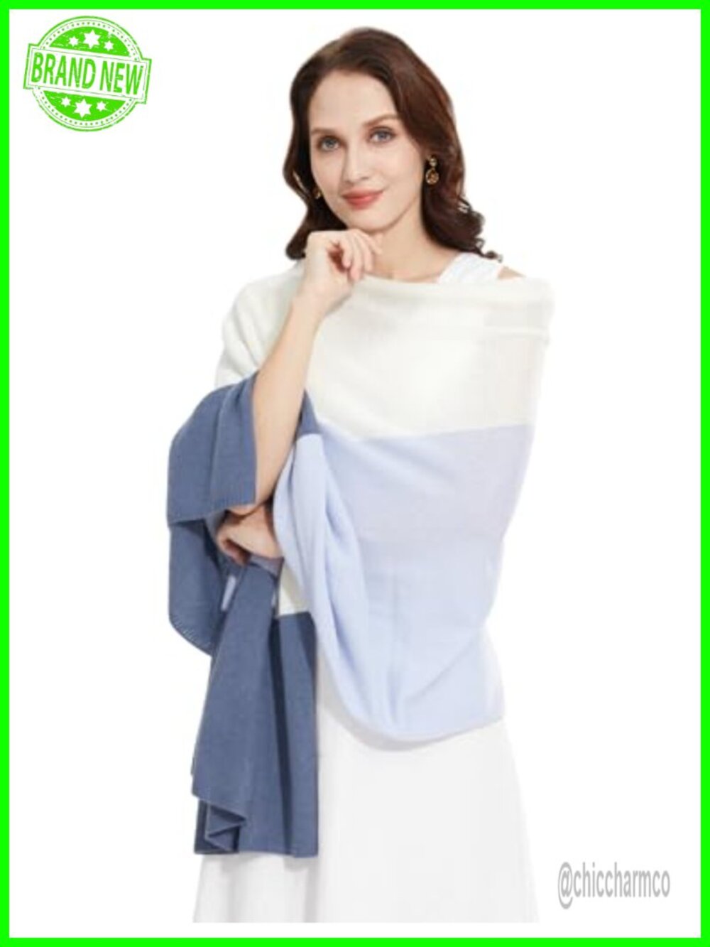 Cashmere Wool Blend Wrap Pashmina Scarf Women Travel Stole